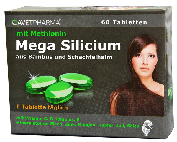 Für Haare, Haut, Nägel, Biotin hochdosiert, Silizium, 9 Vitamine, 6 Mineralstoffe, 40 Tabletten, bei haarausfall, kräftigen, Wachstum